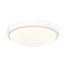 Golden 9128-FM10 WHT-OP - Golden Lighting Gabi Integrated LED 10in Flush Mount in Matte White
